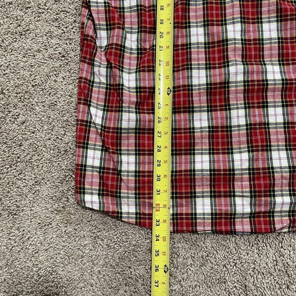 Carhartt Shirt Mens Large Red Plaid Button-Up Cotton Western Workwear Lumberjack - Picture 9 of 10